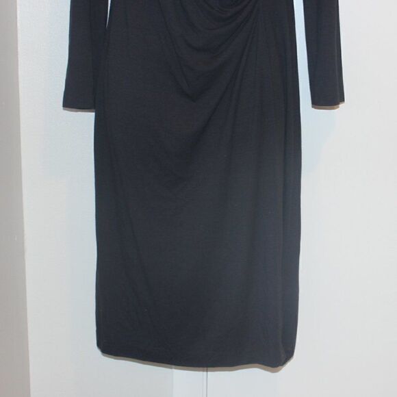 Genny Black Long Sleeve  Dress Women Size 8 - Picture 9 of 13